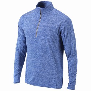 Columbia Omni-Wick™ Power Fade Golf 1/4 Zip Herr Blå (OQVJE4291)